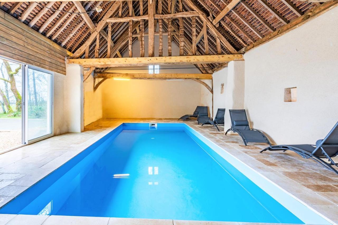 Crazy Villa Champs Corons 61 - Interior Heated Pool - 2H From Paris - 30P Les Menus Buitenkant foto