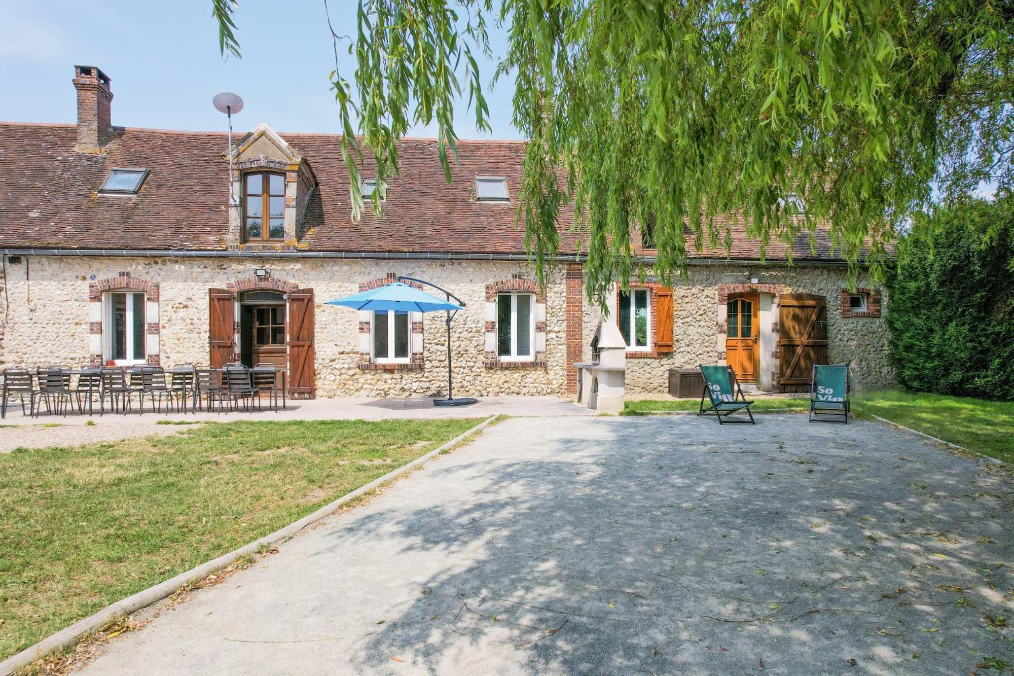 Crazy Villa Champs Corons 61 - Interior Heated Pool - 2H From Paris - 30P Les Menus Buitenkant foto