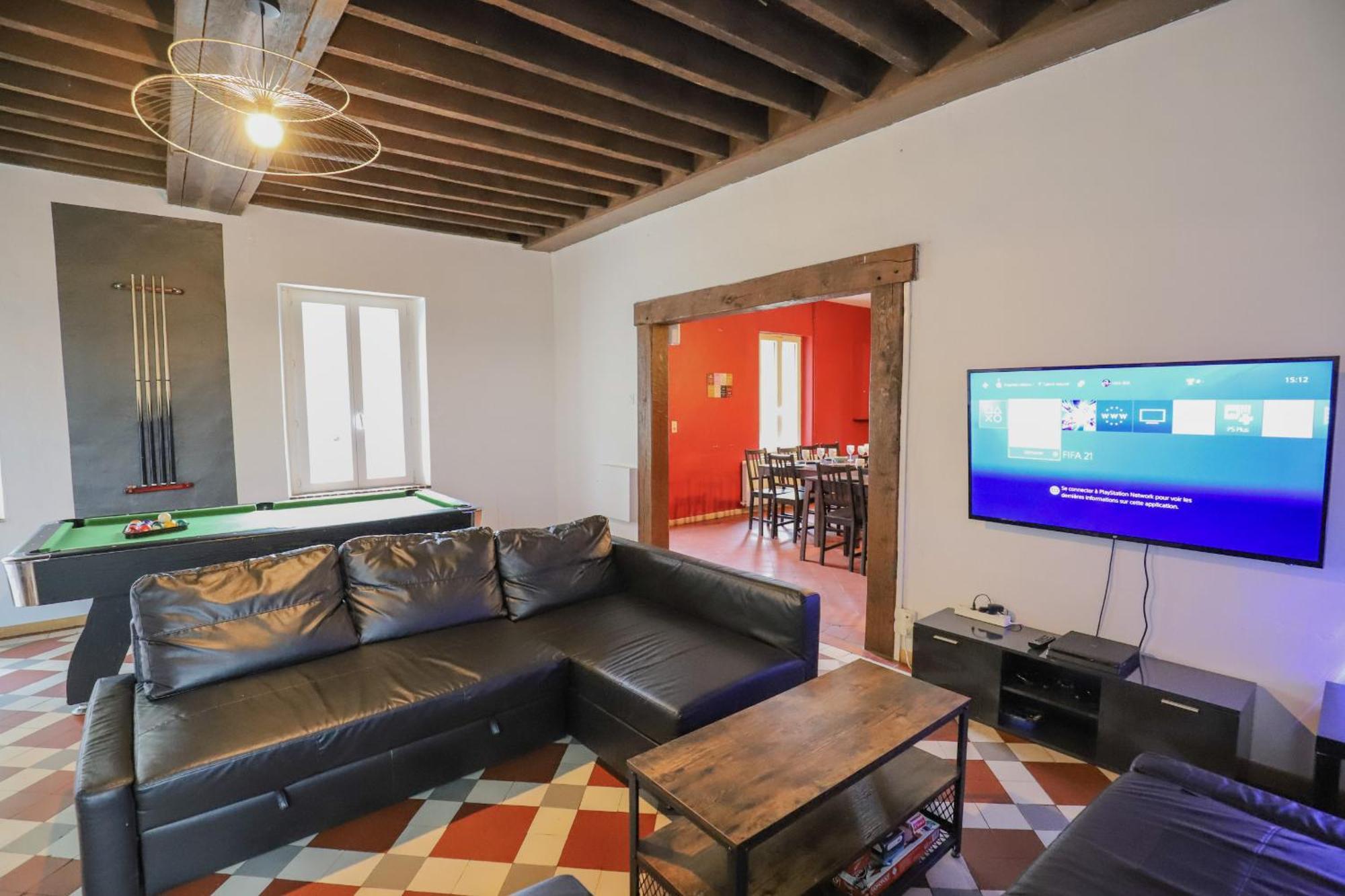 Crazy Villa Champs Corons 61 - Interior Heated Pool - 2H From Paris - 30P Les Menus Buitenkant foto